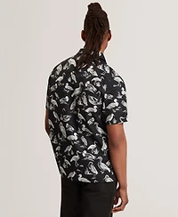 Ted Baker Men's Yamal Regular Duck Print Shirt