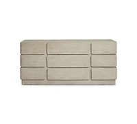 Bernhardt Arcadia 74" Quartered White Oak Wire-Brushed Clay Dresser
