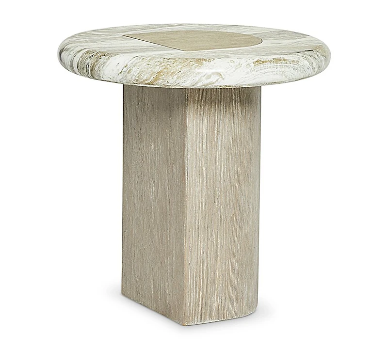 Bernhardt Arcadia 20" Oak Accent Side Table