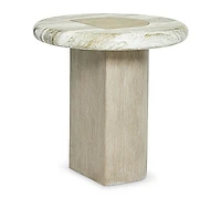 Bernhardt Arcadia 20" Oak Accent Side Table