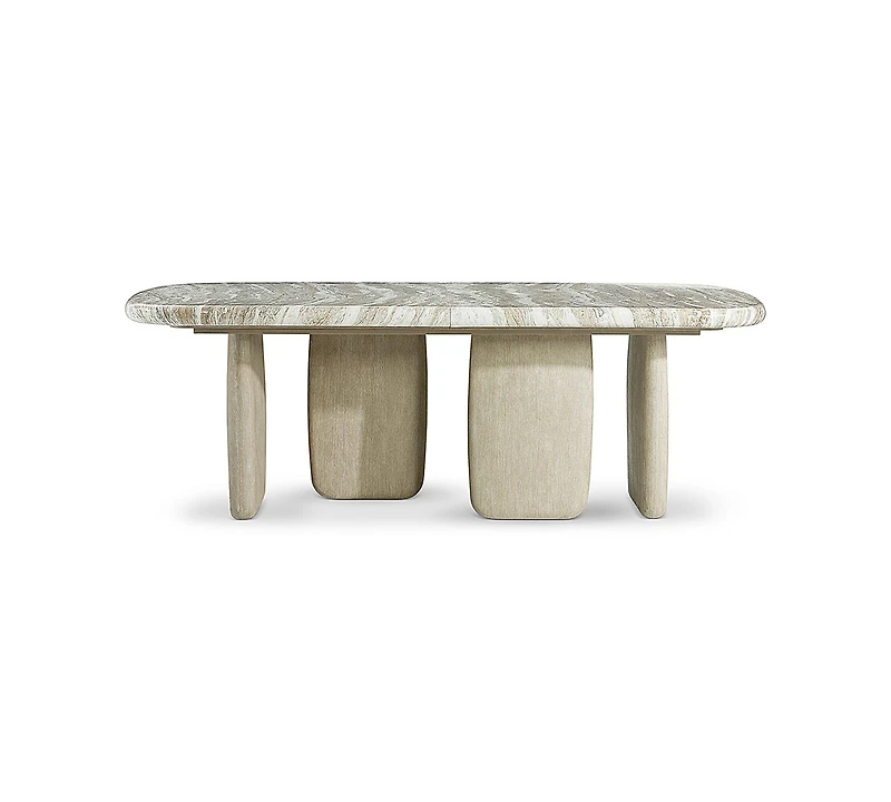 Bernhardt Arcadia 7-Piece Faux Stone Dining Set