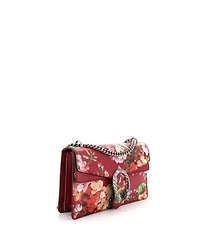 Pre-Owned Gucci Small Dionysus Bag Blooms Print Leather