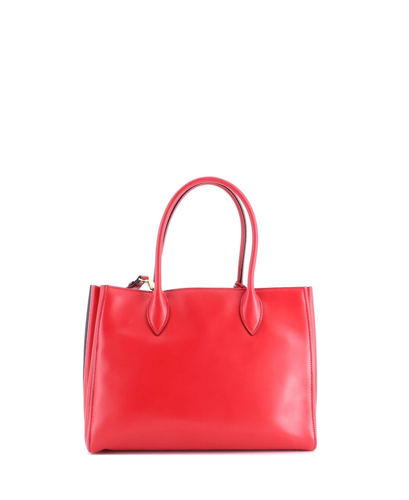 Pre-Owned Prada Medium Soft Bibliotheque Tote City Calfskin