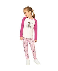 Deux par Toddler Girls 2T- 5T Raglan Organic Cotton T-Shirt