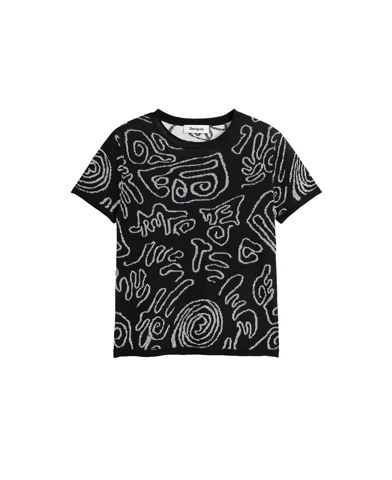 Desigual Women's Jacquard Knit T-shirt