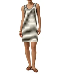 Lilysilk Women's Toscana Striped Pointelle Dress