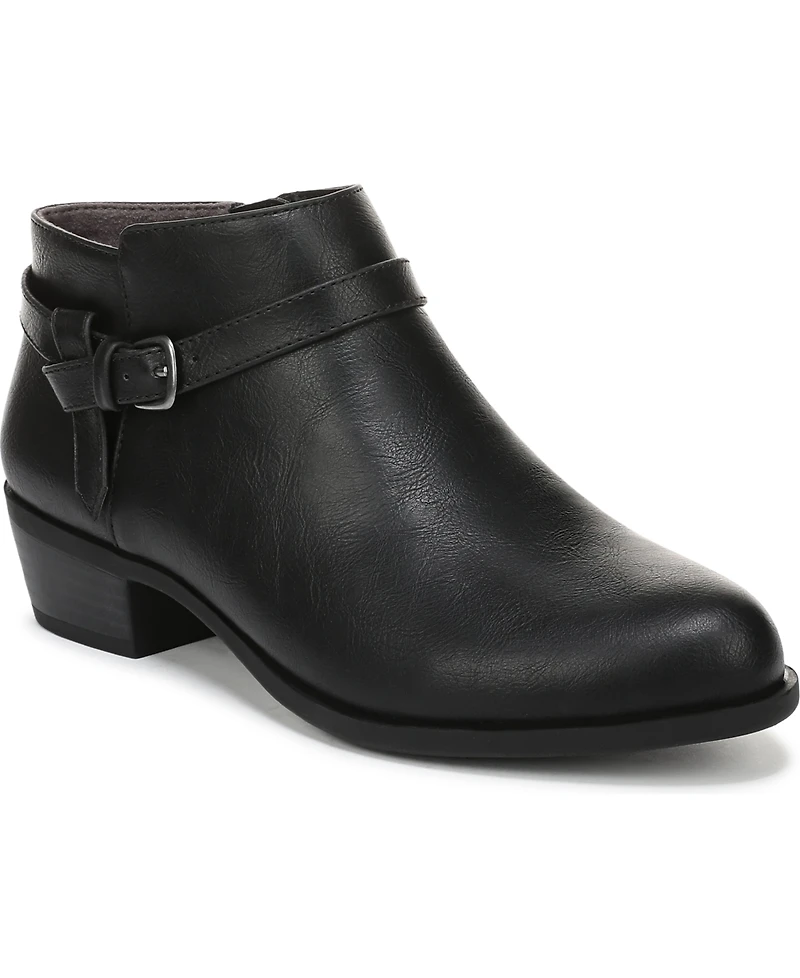 LifeStride Women's Ada Zip Almond Toe Short Boots