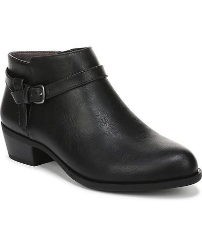 LifeStride Women's Ada Zip Almond Toe Short Boots