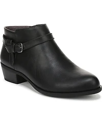 LifeStride Women's Ada Zip Almond Toe Short Boots