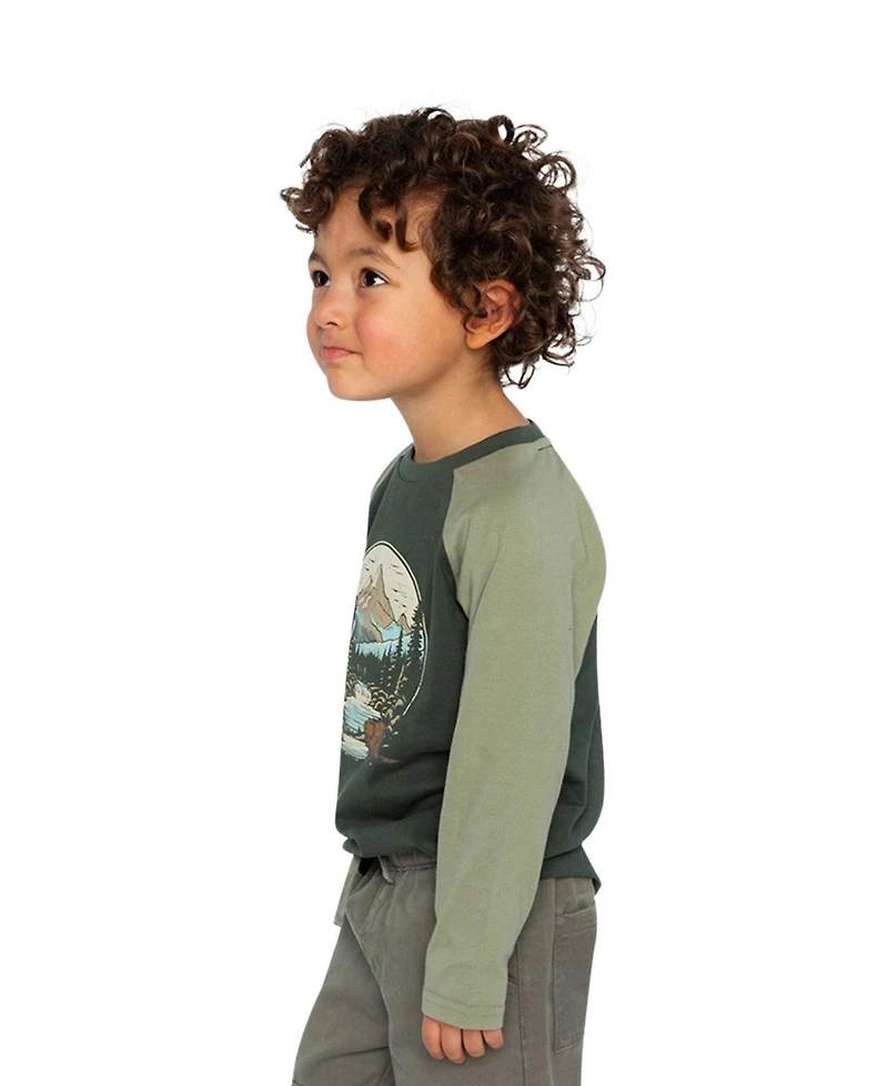 Deux par Little Boys 6-12 Raglan T-Shirt