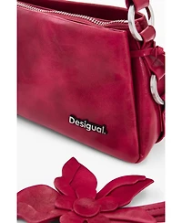 Desigual Women's Medium Faux Leather Charm Bag