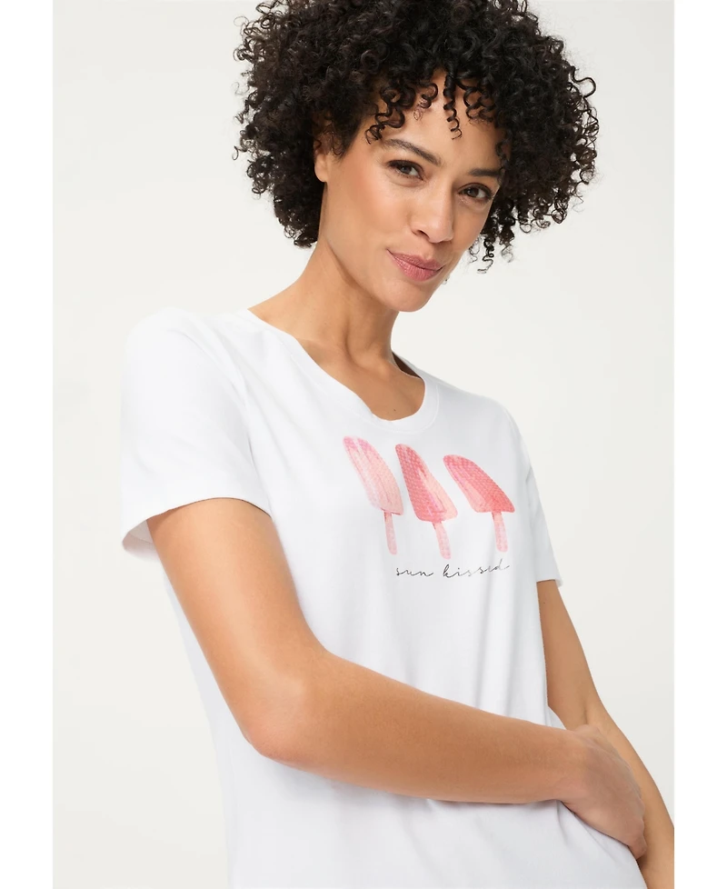 Olsen Women's Ice Pop Print T-Shirt