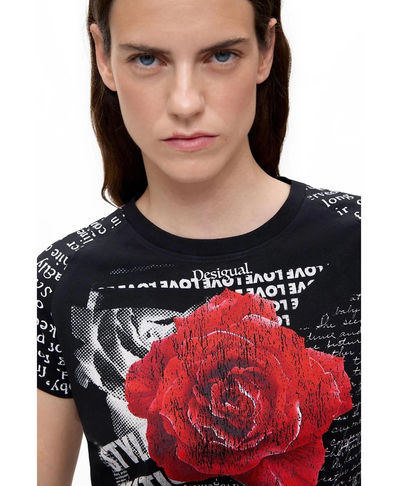 Desigual Women's Printed T-shirt 100 percentage cotton