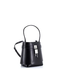 Pre-Owned Givenchy Gv Shark Lock Bucket Bag Leather