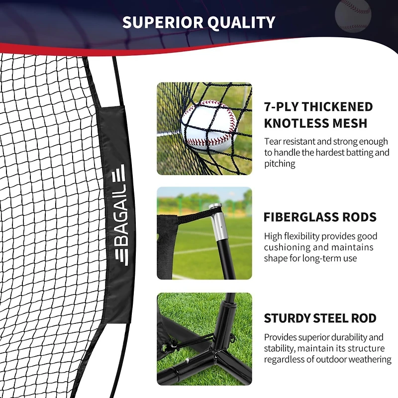 Aoligeijs Baseball Equipment Bag with Multi-Pocket Gear Storage