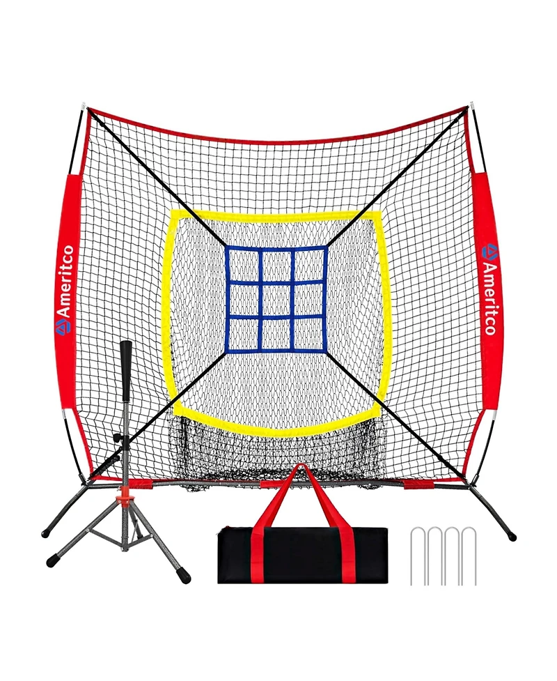 Aoligeijs 7x7ft Baseball Field Training Equipment