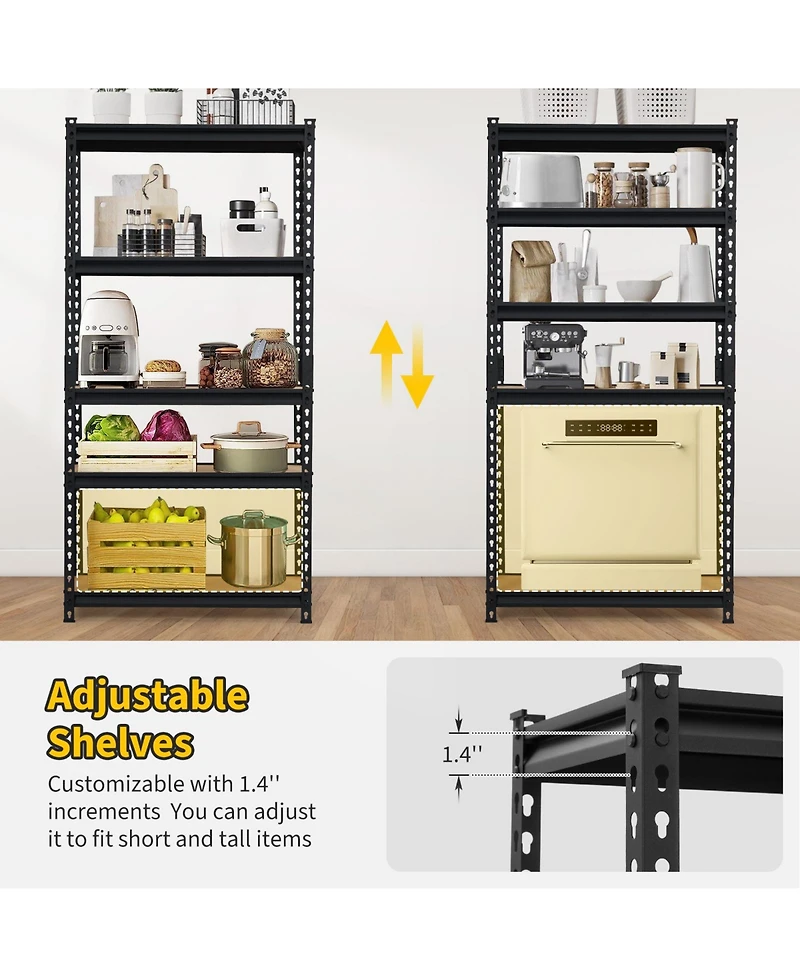 homfan 5 Tier Storage Shelf