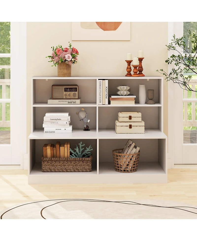 Slickblue Shoe Storage Cabinet for Entryway with 2 Anti-Tipping Safety Kits
