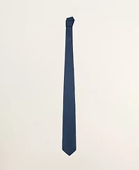 Mango Men's Solid Linen-Silk-Blend Tie
