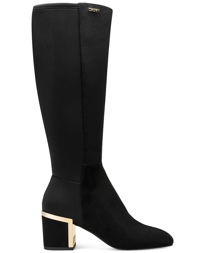 Dkny Women's Kalevi Tall Block Heel Boots
