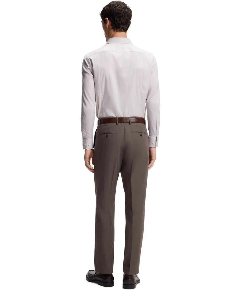 Boss by Hugo Men's Structured Cotton Blend Slim-Fit Dress Shirt
