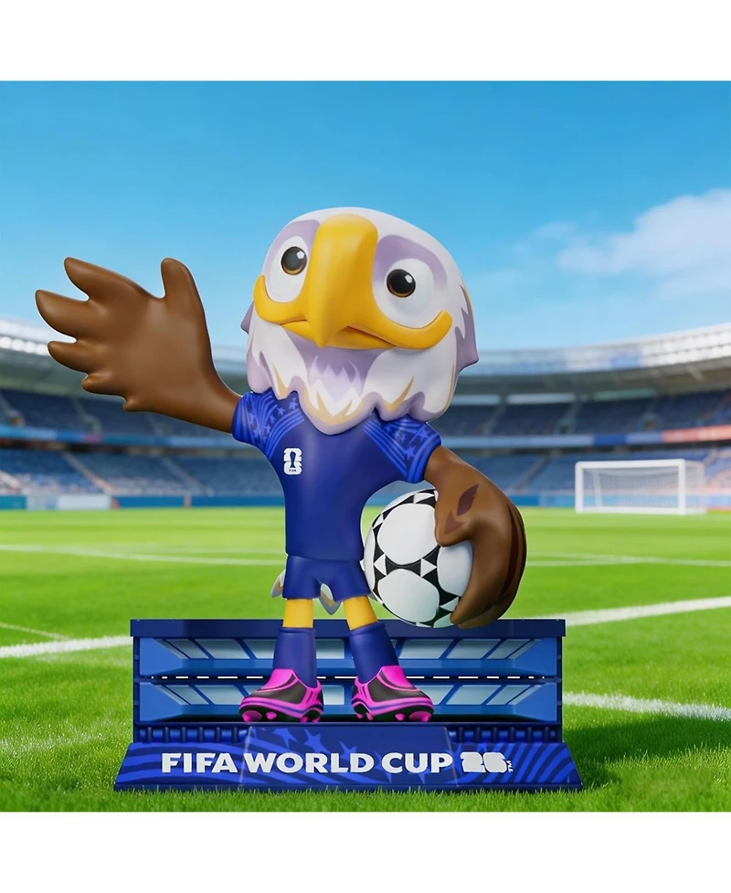Fifa 2026 World Cup Mascot Figurine Set of 3 Collectible Toys Maple, Zayu and Clutch 6cm