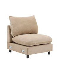 Streamdale Furniture 99 in. 3-Piece Modular Free Combination Sectional Sofa Couch