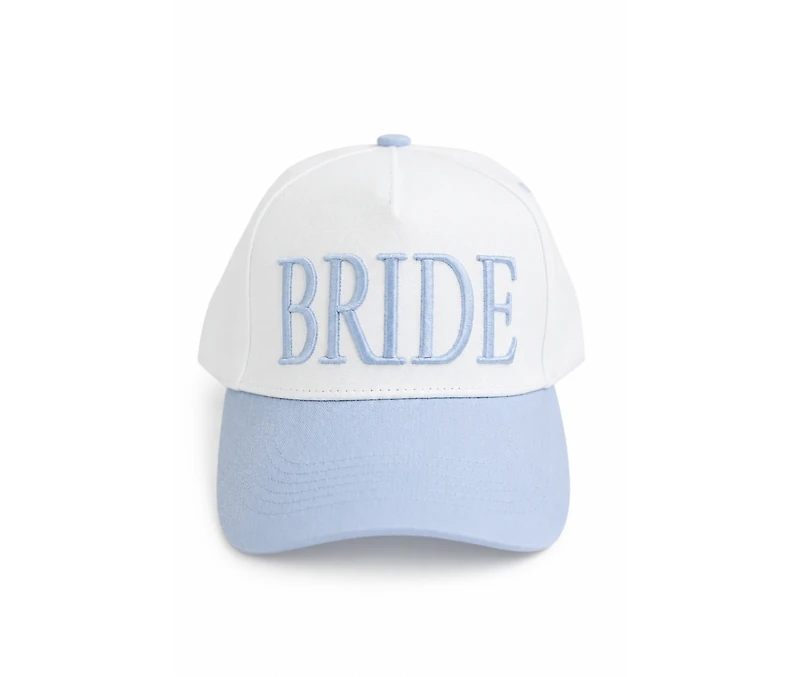 Untamed Petals Women's Bride Embroidered Hat