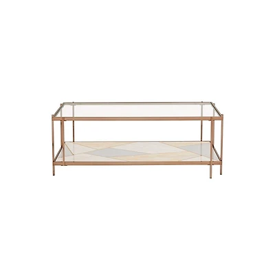 iNSPIRE Q Champagne Gold Coffee Table