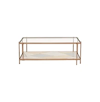 iNSPIRE Q Champagne Gold Coffee Table
