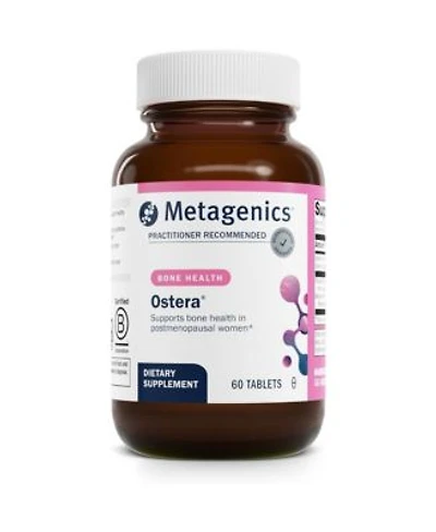 Metagenics Ostera Bone Support Supplement For Postmenopausal Women With Berberine Vitamins D K With Skrms For Healthy Bone 60 Tablets