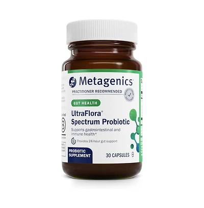 Metagenics UltraFlora Spectrum - Shelf-Stable Probiotic for Gut and Digestive Wellness