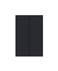 Boyel Living Standard Wall Cabinet 2 Door 2 Shelves, Ready to Assemble Kitchen Cabinet with Solid Wood Frame, Soft-Close Slides and Hinge