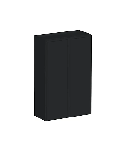 Boyel Living Standard Wall Cabinet 2 Door 3 Shelves, Ready to Assemble Kitchen Cabinet with Solid Wood Frame, Soft-Close Slides and Hinge