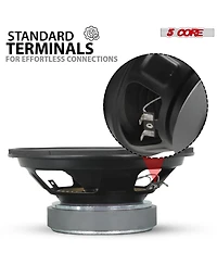 5 Core Car Subwoofer 2Pieces 10inch 3000W Pro Audio Deep Bass Component Sub Woofer 4Ohm Replacement Speaker