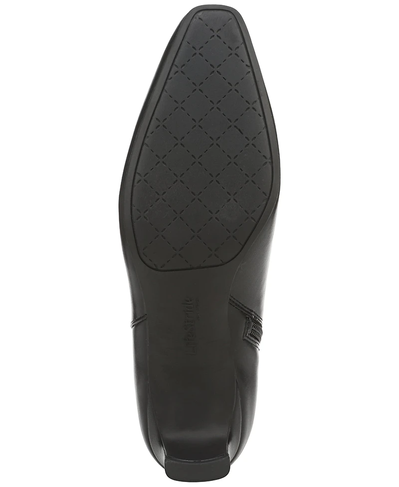 LifeStride Women's Fawn Zip Snip Toe Short Boots