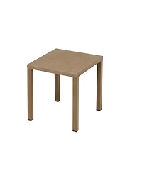 Clihome Outdoor Square Side Table Patio End Table