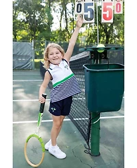 Florence Eiseman Big Boys 7-10 Knit Short Set with Tennis Rackets