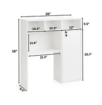 DormCo Yak About It Locker Safe Desk Bookshelf Hutch