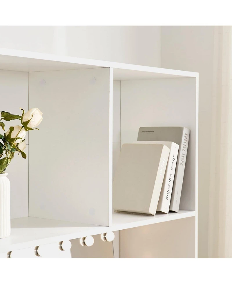 DormCo Yak About It Double Cube Desk Bookshelf Hutch
