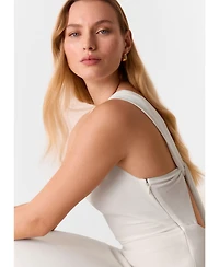 Whistles Women's Sleeveless Tie Back Maxi Dress