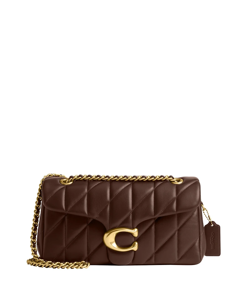 Coach Quilted Tabby Medium Leather Shoulder Bag 26
