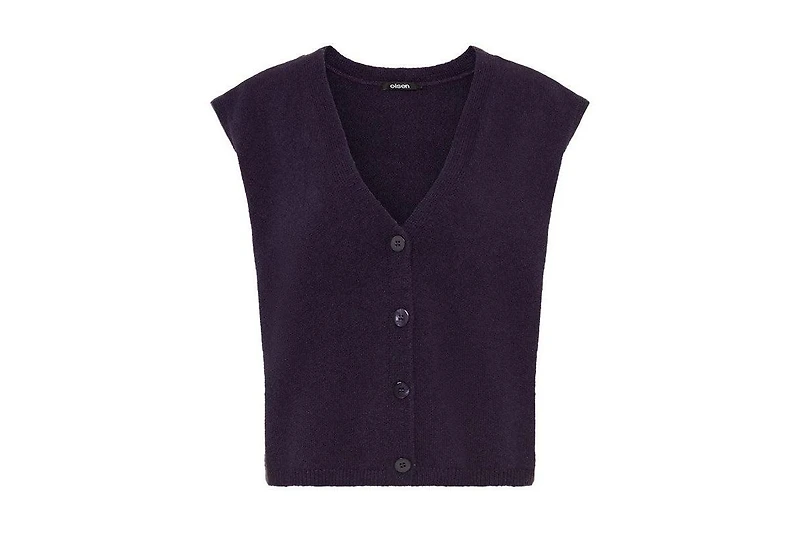 Olsen Women's Cropped Sweater Vest