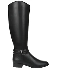 LifeStride Women's Scout Wide Calf Riding Tall Block Heel Boots