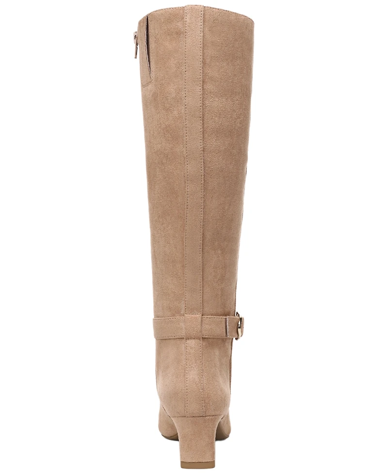 LifeStride Women's Faris Zip Wide Calf Tall Snip Toe Boots