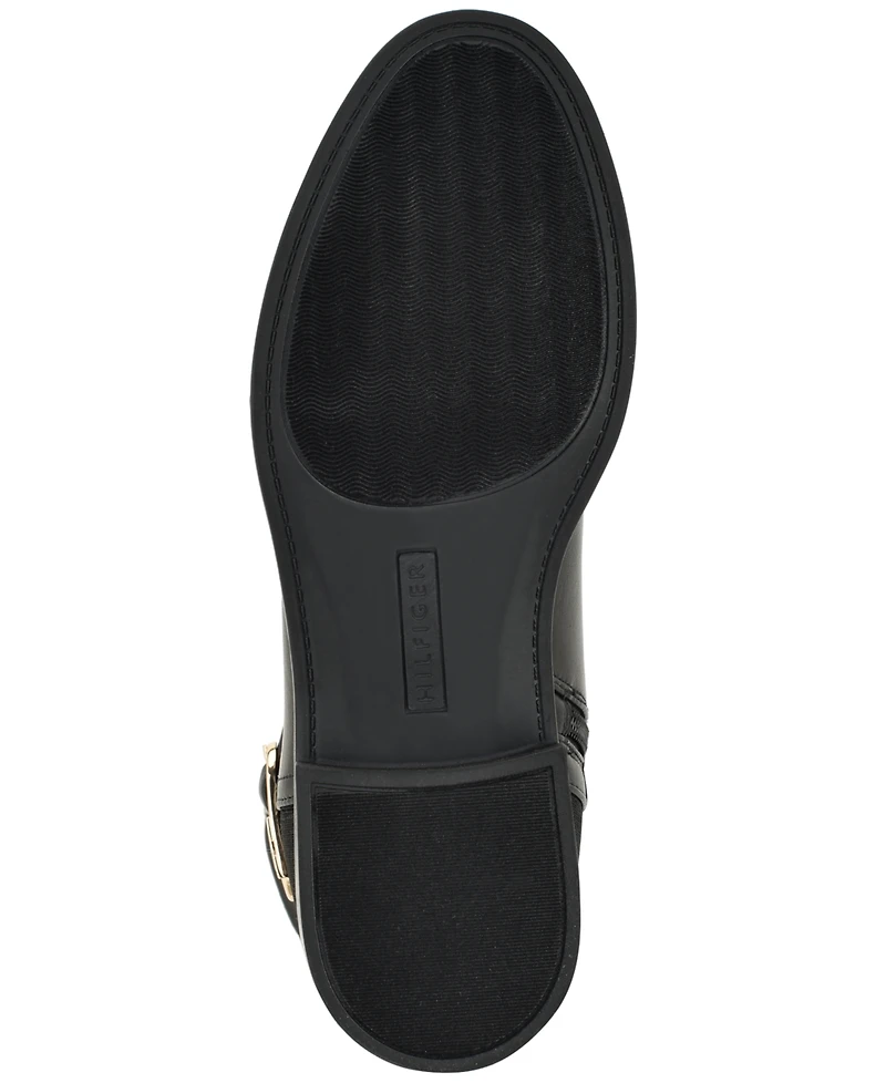 Tommy Hilfiger Women's Illuna Ornamented Side Zip Riding Boots