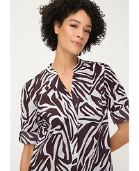 Olsen Women's Modern Animal Tunic Shirt Dress