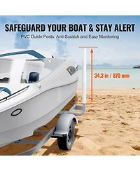 Vevor Boat Trailer Guide Hardened Steel Guide on Pvc Poles for Ski Boat