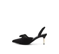 mayfair velvet high heel mule sandals