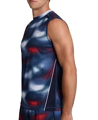 Reebok Men's Ombre Logo Crewneck Tank Top